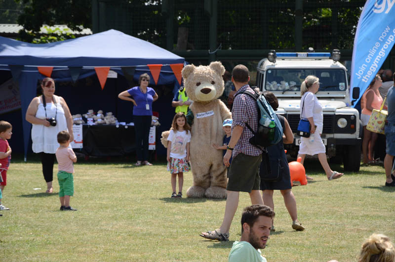 12x8 Baxterbear with the Police