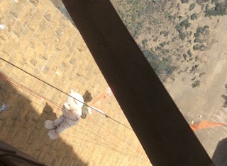 Baxterbear Abseils Forth Rail Bridge