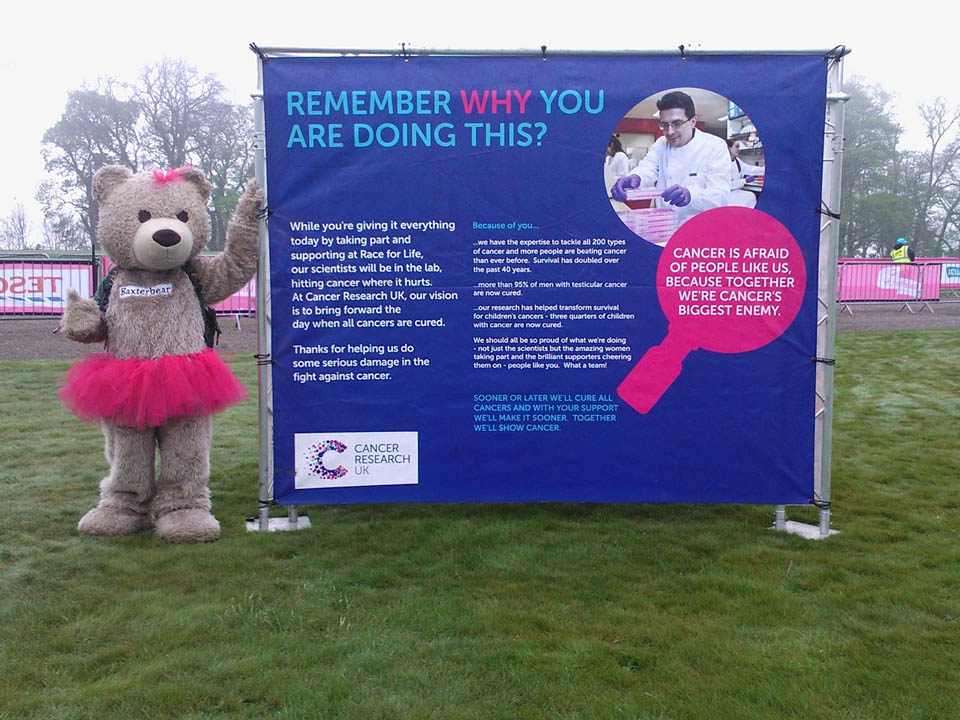 Baxterbear Race for Life