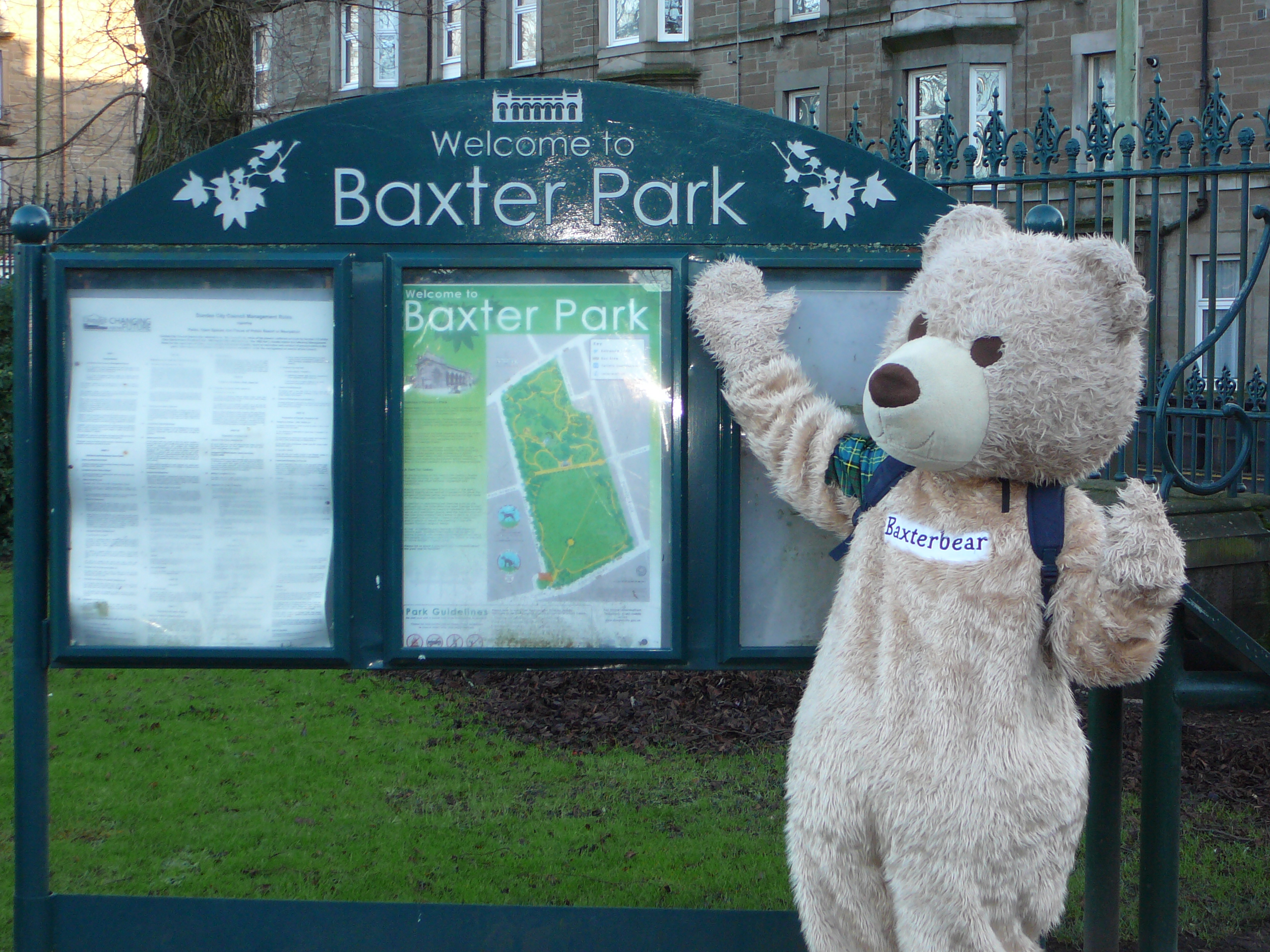 In Baxter Park, Dundee
