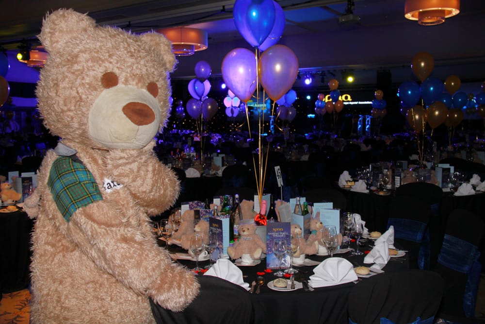 The table settings were stunning.