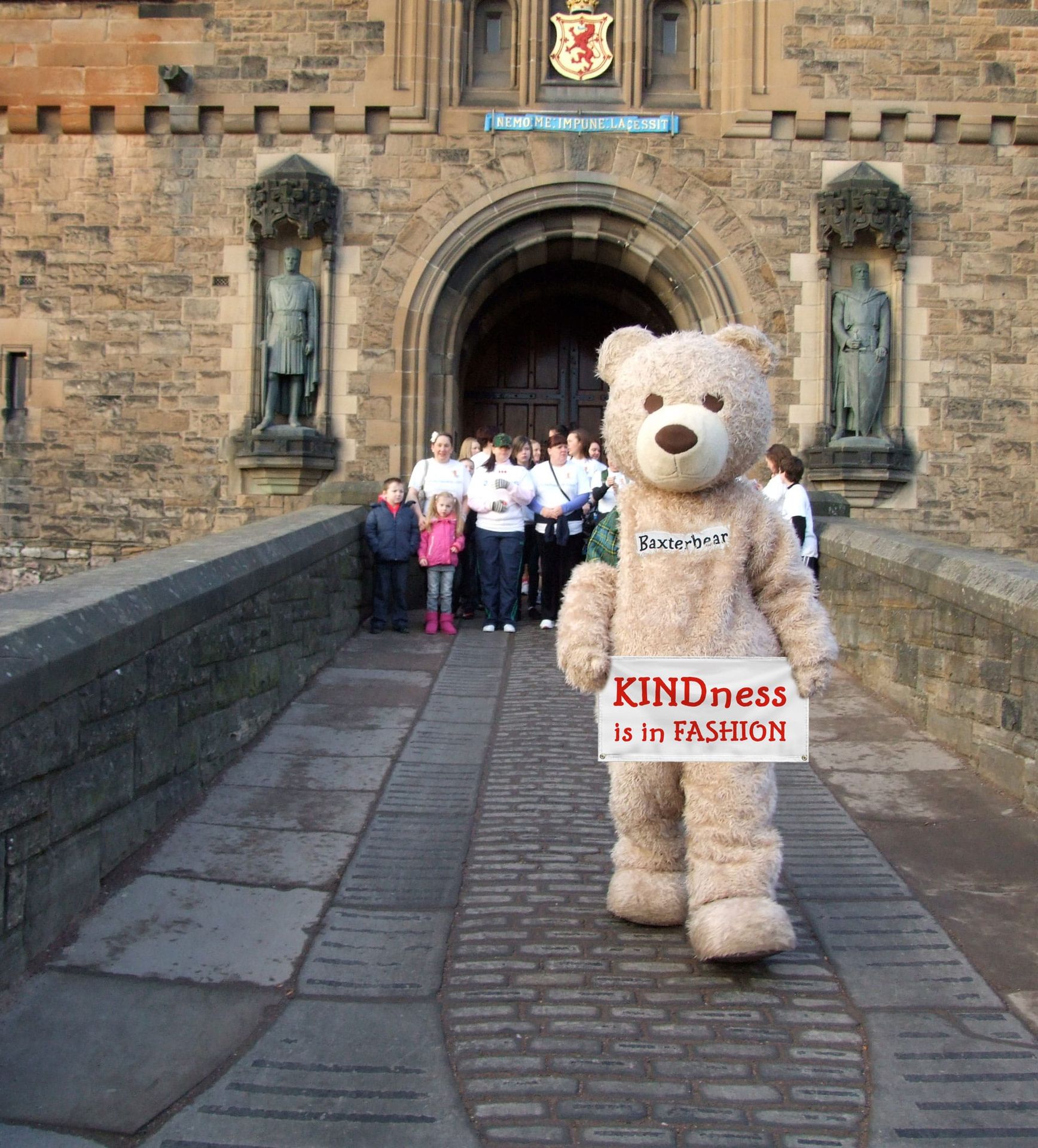 Baxterbear at Edinburgh Castle